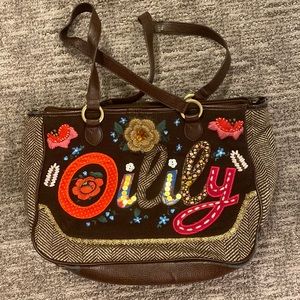 Oilily cult bag - herringbone decorative